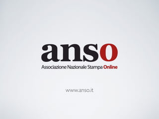 www.anso.it 
 
