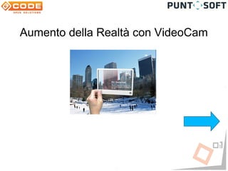 Aumento della Realtà con VideoCam




          Come funziona?
 