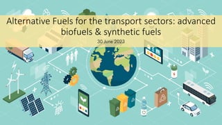 Alternative Fuels for the transport sectors: advanced
biofuels & synthetic fuels
30 June 2023
 