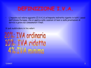 presentazione IVA 