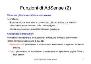 Presentazione M9 Google AdSense & AdWords