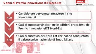5 anni di Premio Innovazione ICT Nord-Est
 