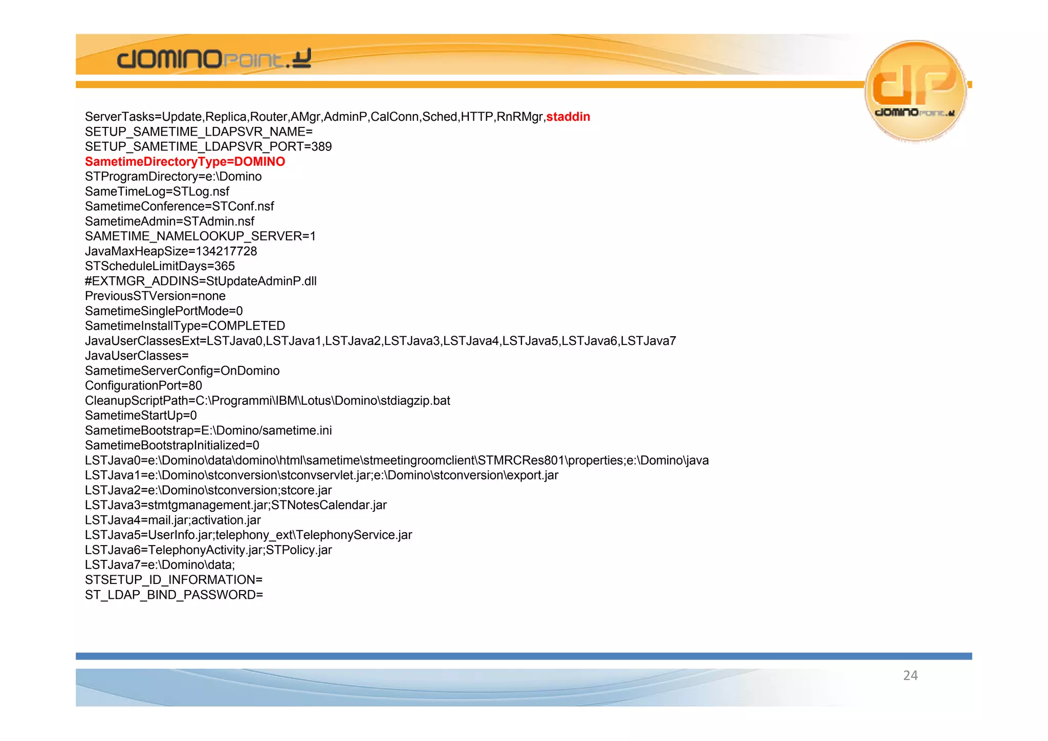 Sametime 8.x configurarlo ed installarlo