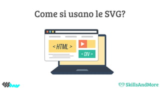 Come si usano le SVG?
 
