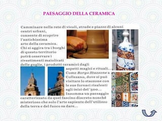 PAESAGGIO DELLA CERAMICA
 