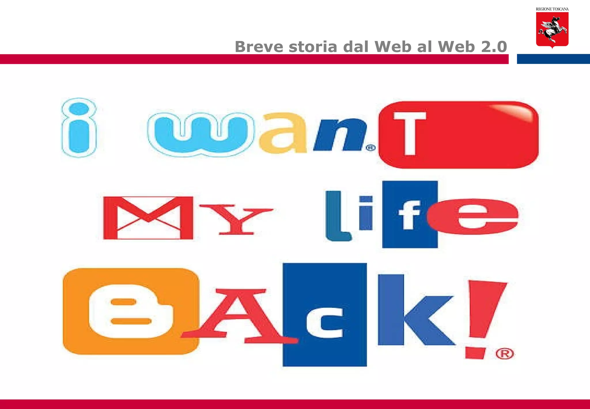Breve storia dal Web al Web 2.0 