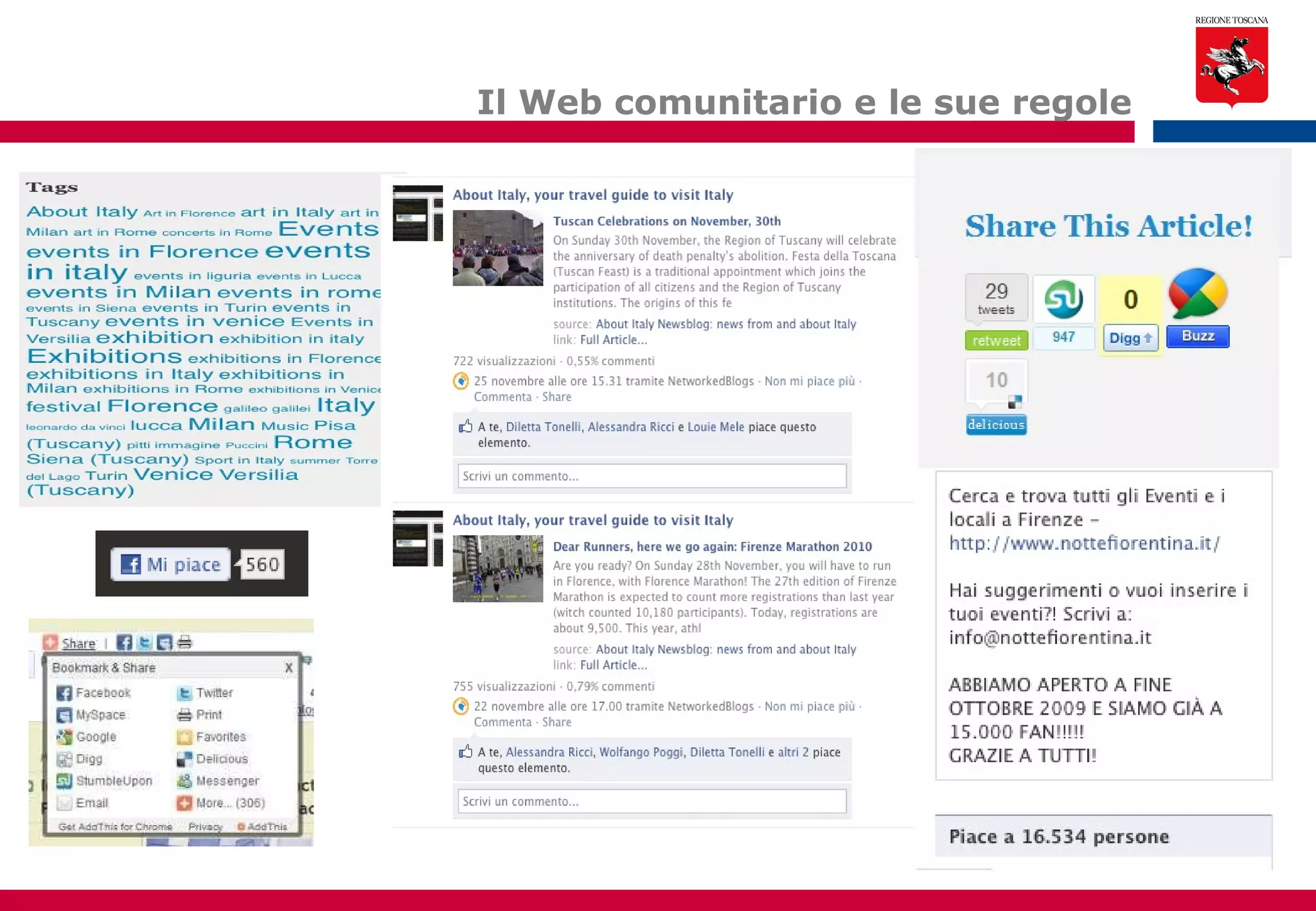 Il Web comunitario e le sue regole 