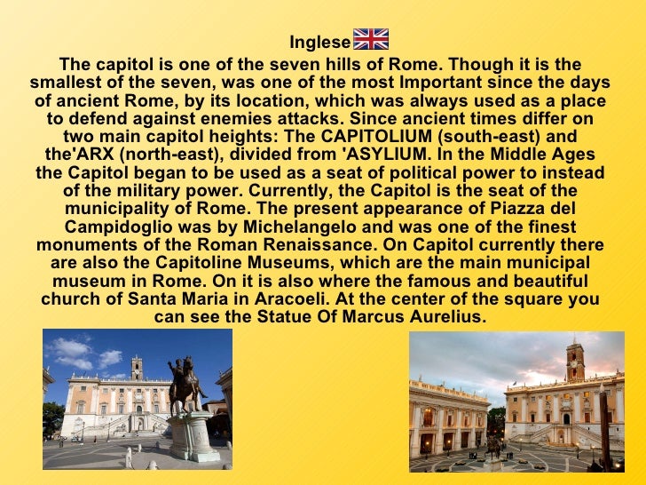 La Storia E I Monumenti Di Roma