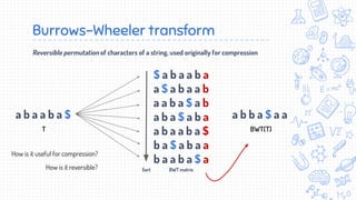 Burrows-Wheeler transform for terabases | PDF