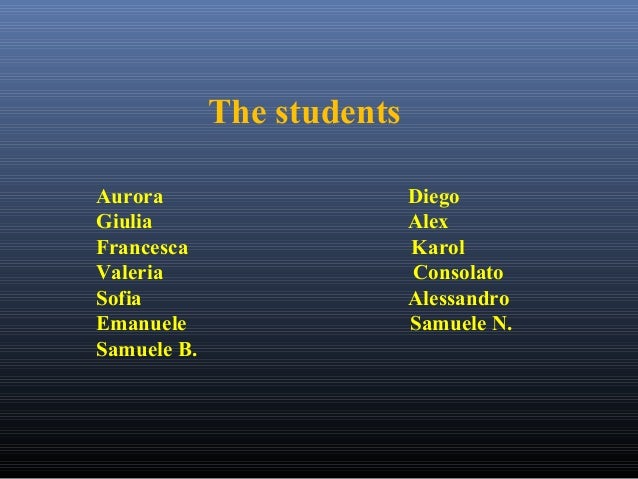 Presentazione1 Inquinamento Inglese