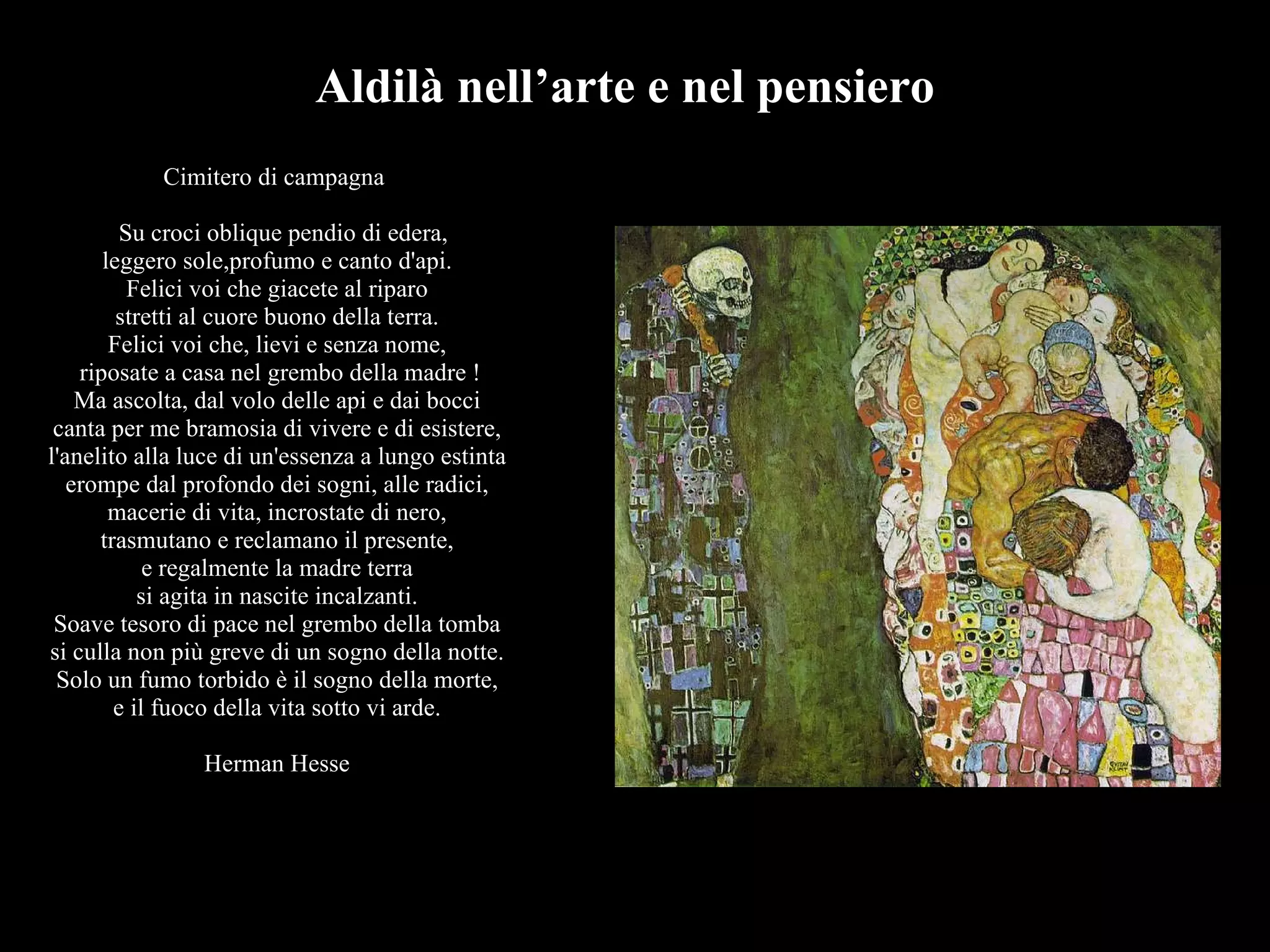 Aldilà nell’arte e nel pensiero -pt1 | PPT