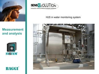 H2S in water monitoring system




Measurement
and analysis
 
