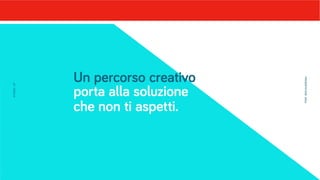 porta alla soluzione
che non ti aspetti.
Un percorso creativo
STUDIOUP
PRESENTATION2016
 
