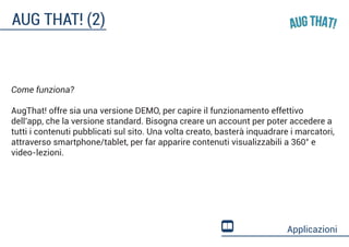 educAR - La realtà aumentata in campo educativo 
