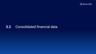 3.2 Consolidated financial data
 