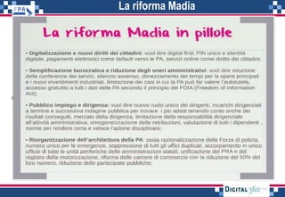 La riforma Madia
 
