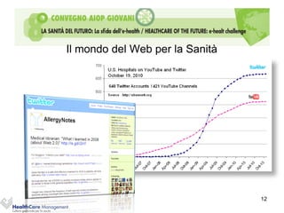 Il mondo del Web per la Sanità




                                 12
 