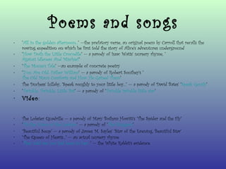 Doth Example Alice in Wonderland | PPT