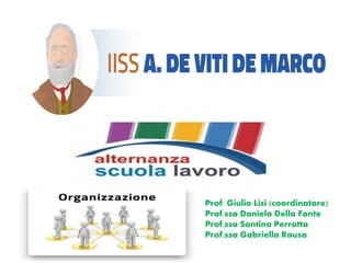 Prof. Giulio Lisi (coordinatore)
Prof.ssa Daniela Della Fonte
Prof.ssa Santina Perrotta
Prof.ssa Gabriella Rausa
 