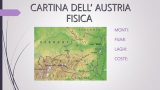 MONTI:
FIUMI:
LAGHI:
COSTE:
 