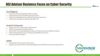 Presentazione Aziendale Timeware Confidential – Property Timeware 1210 Giugno 2020
NSI Advisor Business Focus on Cyber Sec...