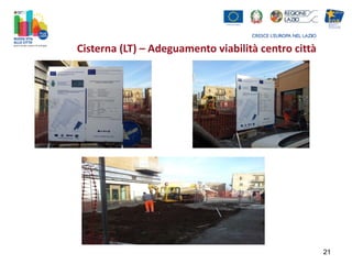 Cisterna (LT) – Adeguamento viabilità centro città

21

 