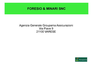Presentazione BNI Daniela Minari Groupama