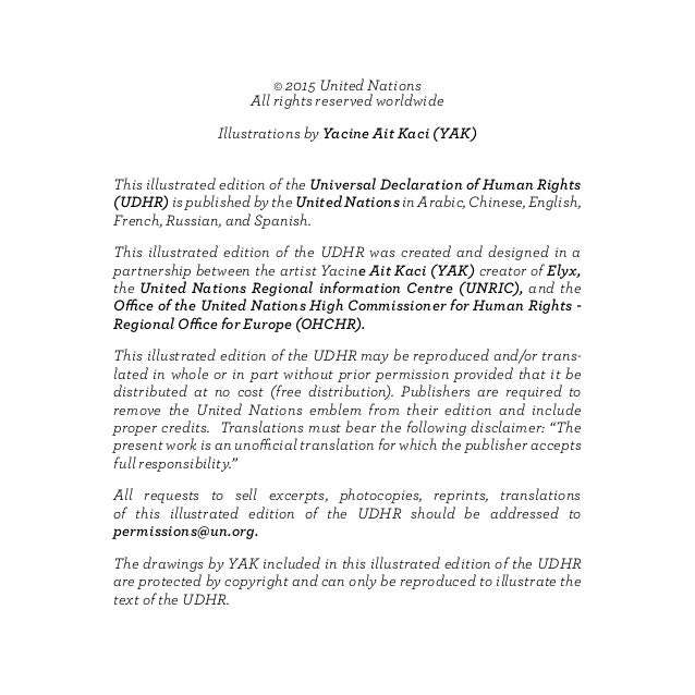 The Universal Declaration of Human Rights as seen by Elyx Slide 2