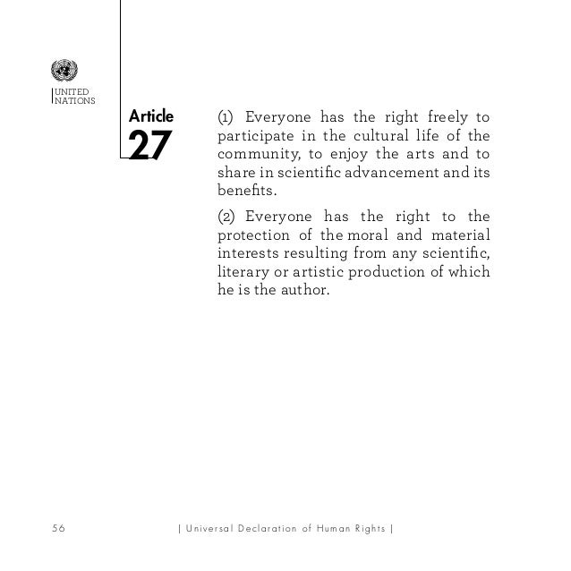 The Universal Declaration of Human Rights as seen by Elyx Slide 65