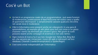 Presentazione Bot Telegram | PPTX