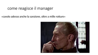 CORPORATE PRESENTATION 2015 WWW.COMMITSOFTWARE.IT
come reagisce il manager
«cavolo adesso anche la sanzione, oltre a mille rotture»
 