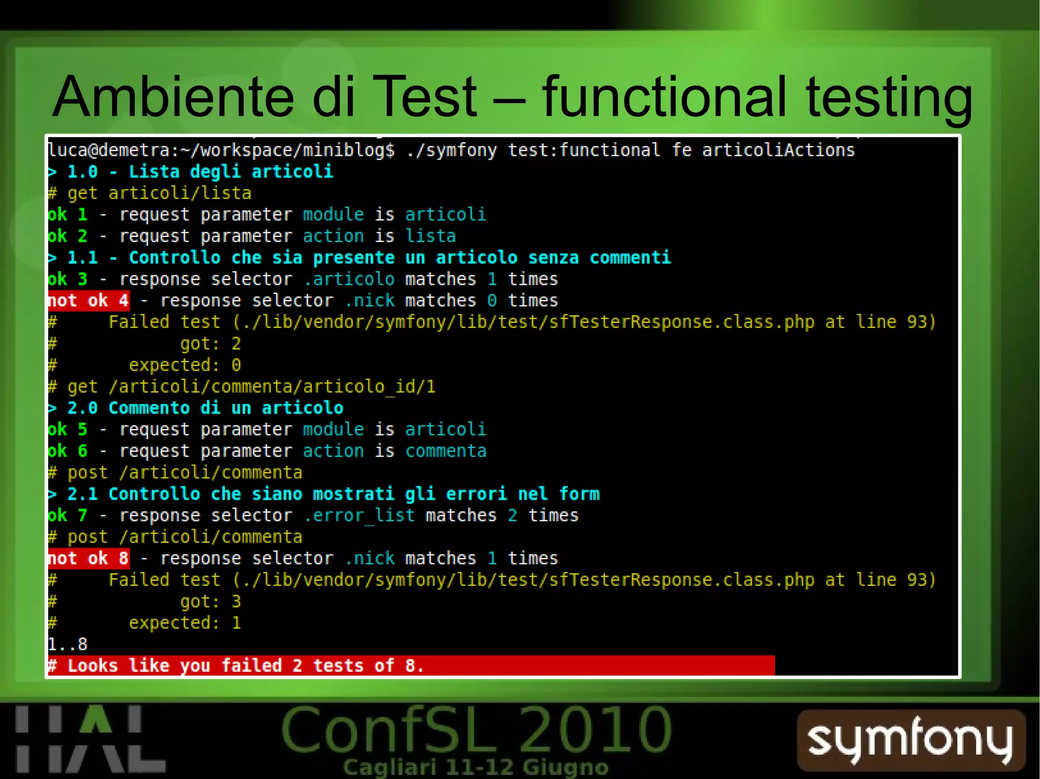 Gli utenti possono vedere la lista degli articoli 