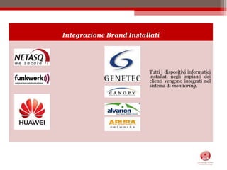 Visualizzazione versioni software e hardware.