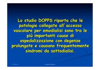 Studio Dopps I CVC in dialisi | PDF