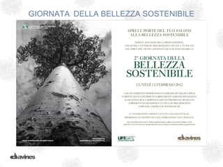 GIORNATA DELLA BELLEZZA SOSTENIBILE
 