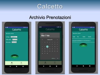 Archivio Prenotazioni
Calcetto
 