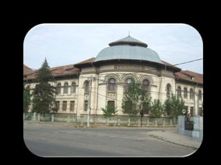 COLLÈGE NATIONAL ”IONITA ASAN”
• Le 1er Octobre 1888, par un ordre donné par Titu
Maiorescu, qui était ministre de l'Éducation, a été mis
en place le Gymnase classique pour les garçons à
Caracal - Collège National ”Ionita Asan”, la première
école secondaire dans le comté de Romanați.
 