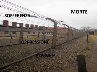 MORTE
SOFFERENZA




      OPPRESSIONE

             PRIGIONIA
 