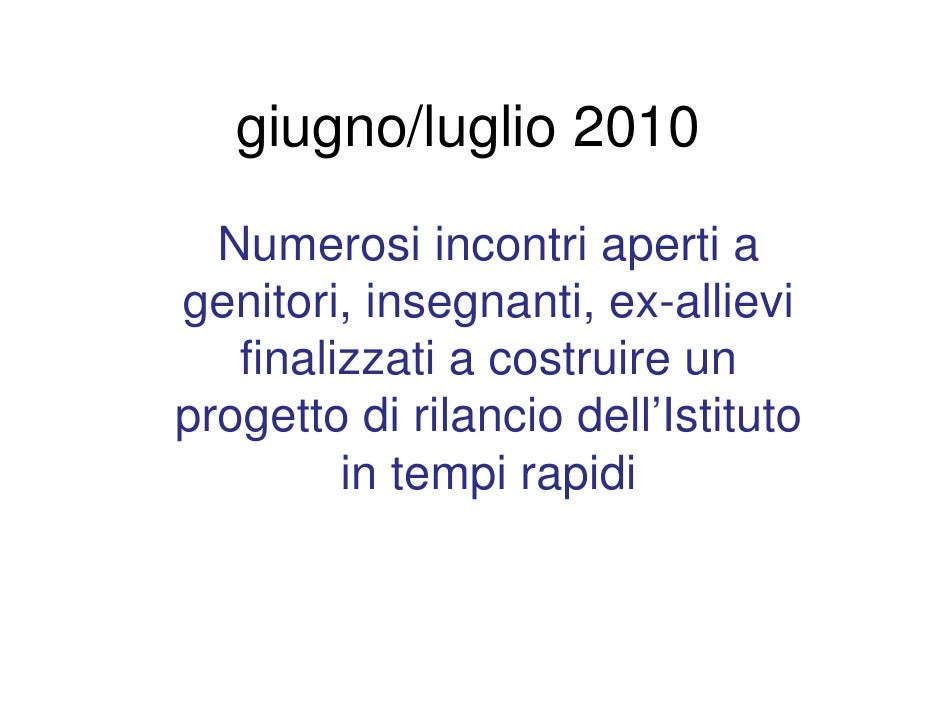 Insegnanti incontri ex studenti