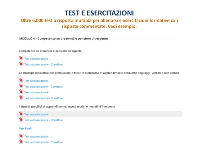 Test Primo Soccorso Con Risposte Pdf Risposta Multipla Presentazione Corso di specializzazione in Sostegno didattico (TFA so…