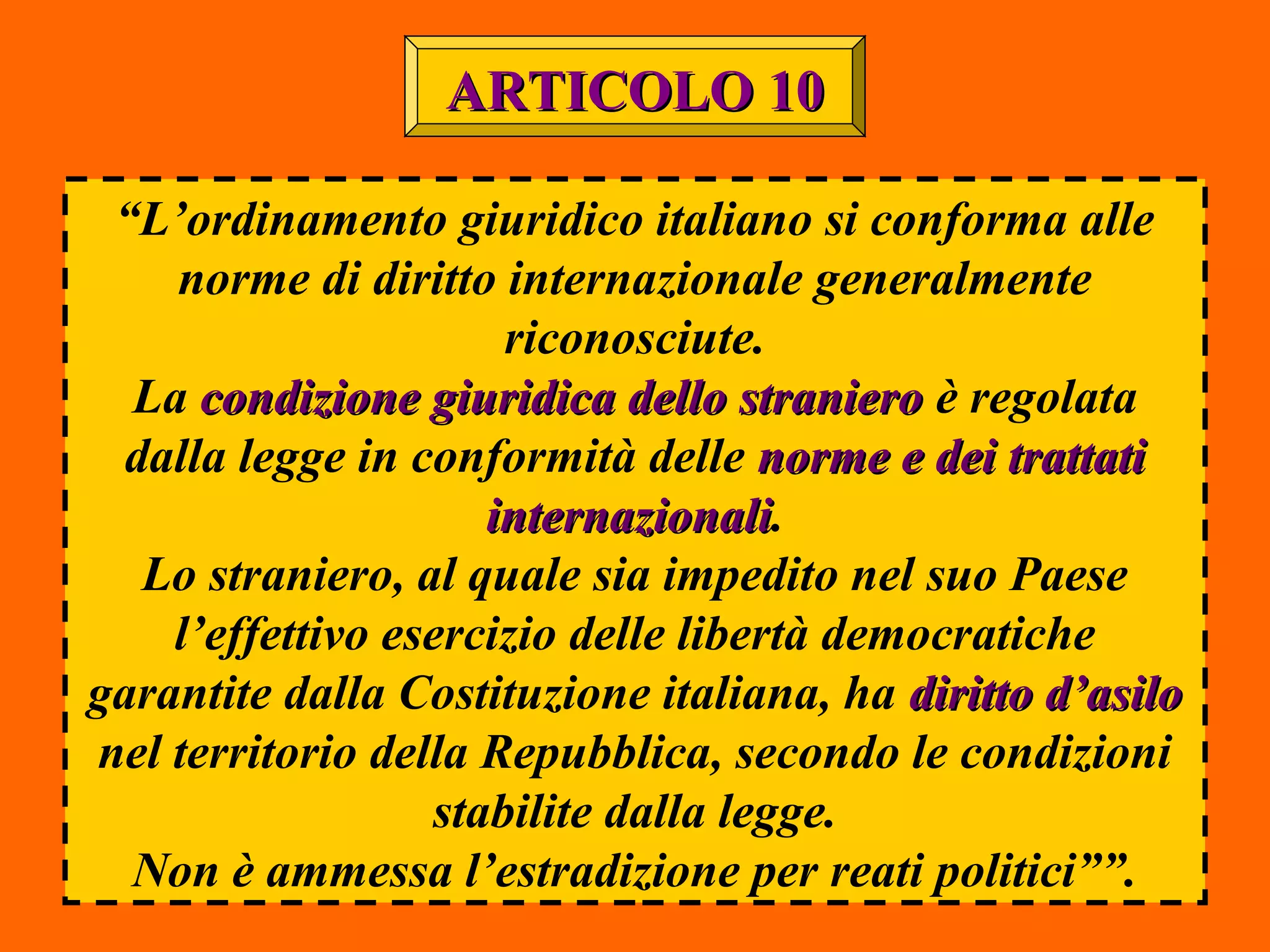Presentazione della costituzione | PPT