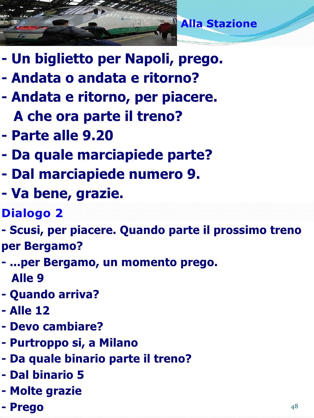 Dialogo Tra Cameriere E Cliente In Francese