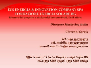 Centrale a Concentrazione Solare