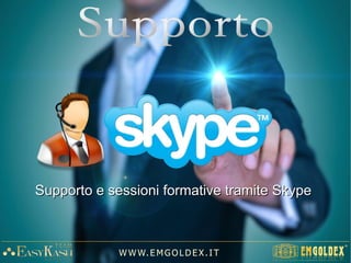 500€ (+ 40€ spese servizio internet) PER ACQUISTARE 7.000€ DI ORO
2°2°
3°3°
4°4°
3.500€ In Bonus di Credito
-7%-7% (Programma Leader)(Programma Leader)
3.500€ In Bonus di Credito
-7%-7% (Programma Leader)(Programma Leader)
((-- €€540540 per nuovo ordine facoltativo)per nuovo ordine facoltativo)
500500€€
GuadagnoGuadagno
EmgoldexEmgoldex
W W W. E M GO LD E X. I T
Programma GoldexProgramma Goldex
L'ordine d'acquisto
Con l'attivazione di 8 nuovi
ordini al 1° livello l'ordine al 4°
livello si completa
1°1°
 