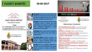 I nostri eventi: 30-06-2017
 