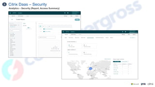Citrix Daas – Security
3
Analytics – Security (Report, Access Summary)
 