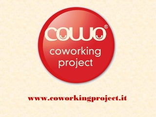 www.coworkingproject.it
 