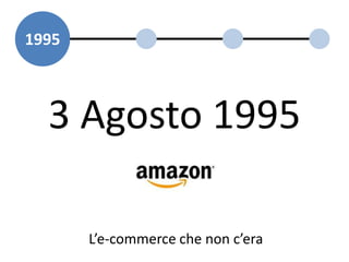 1995



  3 Agosto 1995

       L’e-commerce che non c’era
 