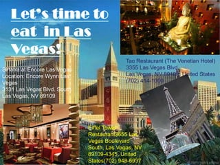 Stratosphere Hotel Entertainment:	:Sky Jump:	:Big shot : 			:X-Scream:Stratosphere Hotel 2000 South Las Vegas Boulevard, Las Vegas Strip, NV 89131 Las Vegas (Nevada)