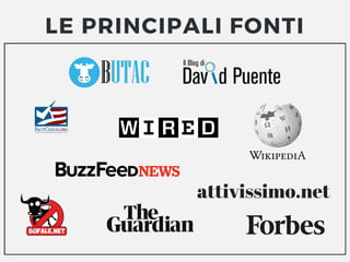 attivissimo.net
LE PRINCIPALI FONTI
 